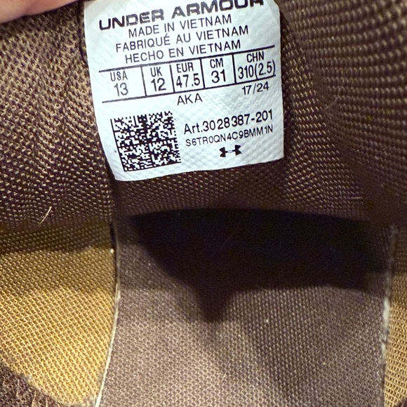 Under Armour Sneakers Mens Brown - Picture 7 of 7